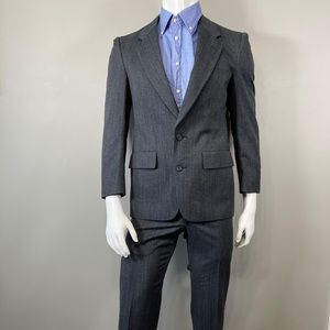 Christian Dior Mens vintage suit size 40R gray